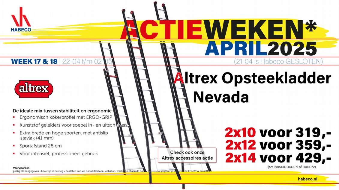 Actieweek 17 & 18 | Altrex Nevada ladder