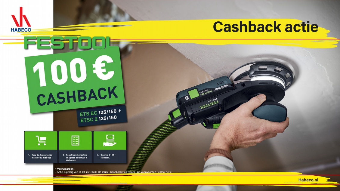 Festool Cashback actie
