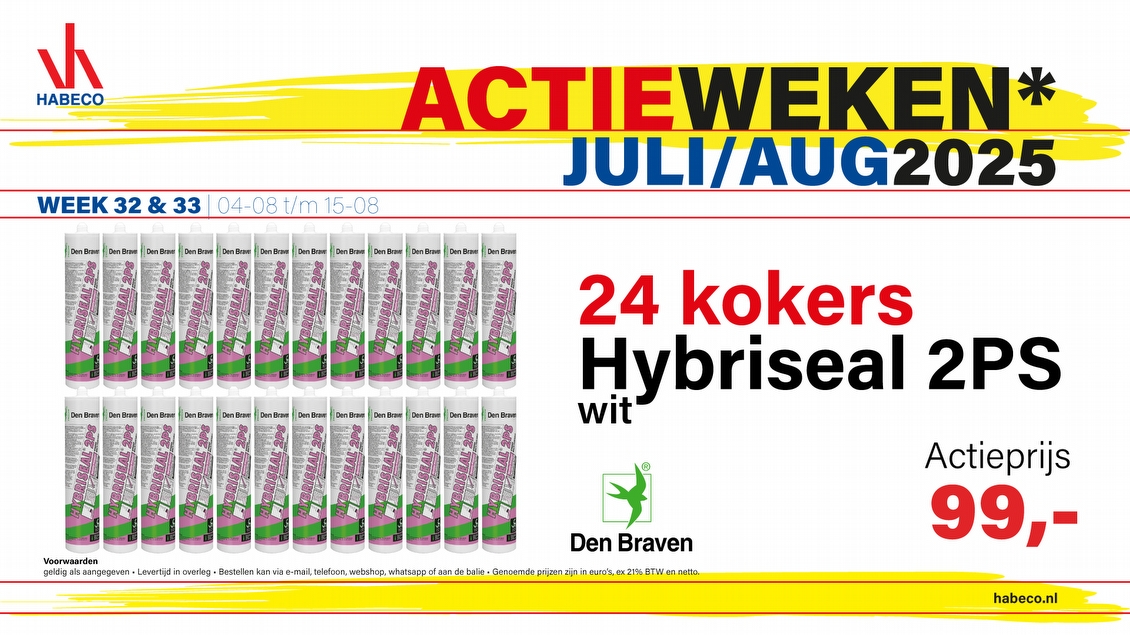 Actieweek 32 & 33 | Den Braven Hybriseal 2PS