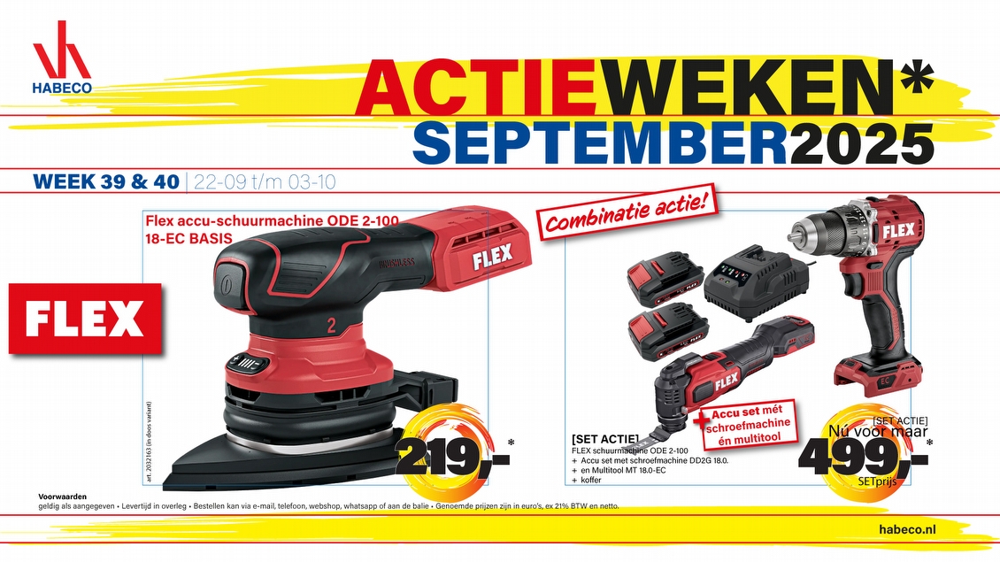 Actieweek 39 & 40 | FLEX actieset