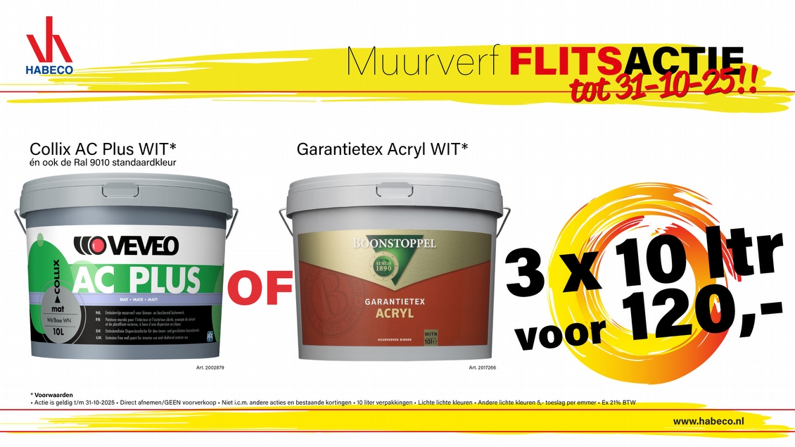 Muurverf FLITS actie