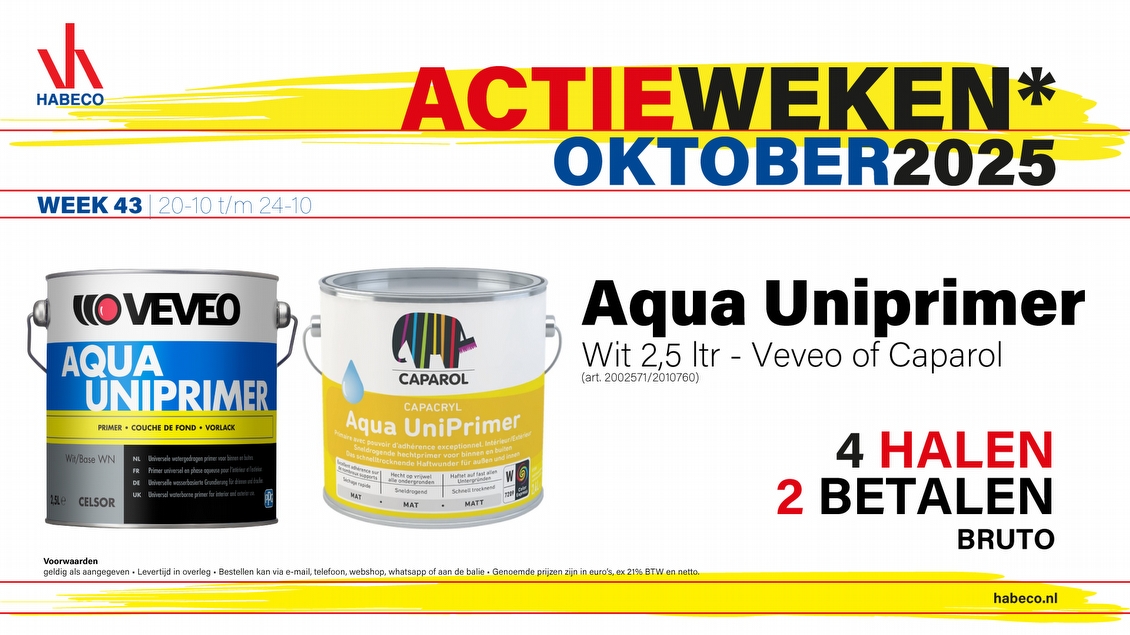 Actieweek 43 | Aqua Uniprimer