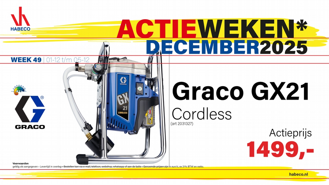 Actieweek 49 | Graco GX21 Cordless