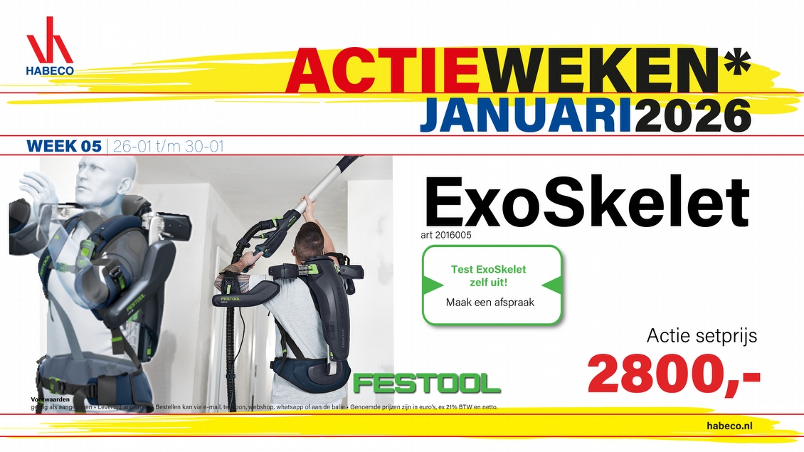 Actieweek 05 | Festool Exo Skelet
