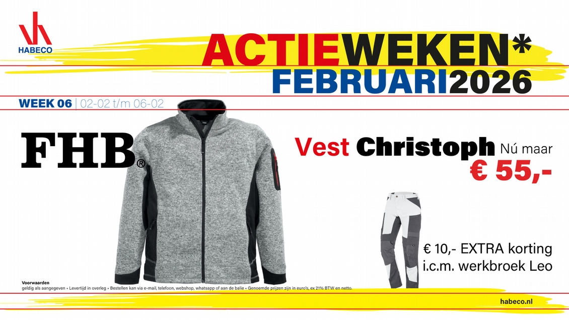 Actieweek 06 | FHB vest Christoph