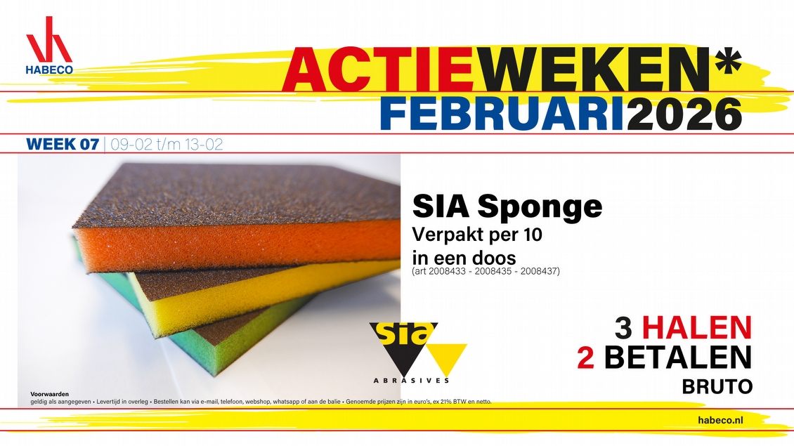 Actieweek 07 | SIA Sponge