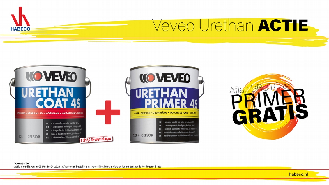 Veveo Urethan 4S hoogglans en primer