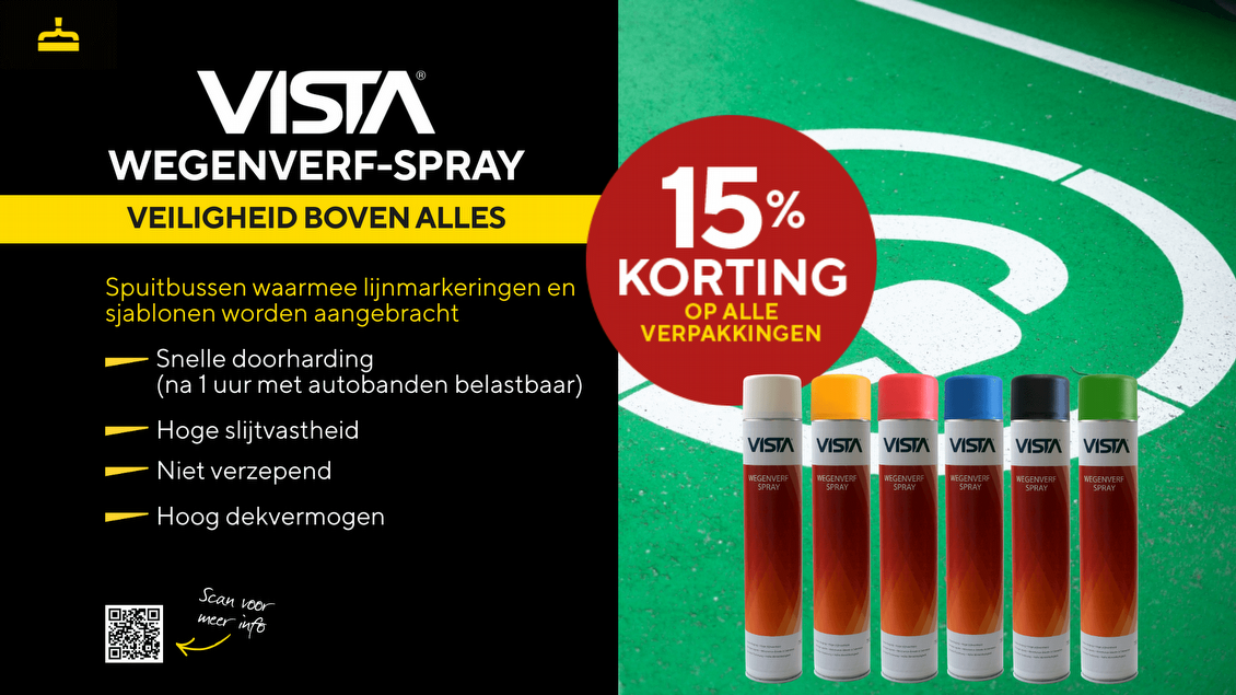 15% korting op Wegenverf-spray