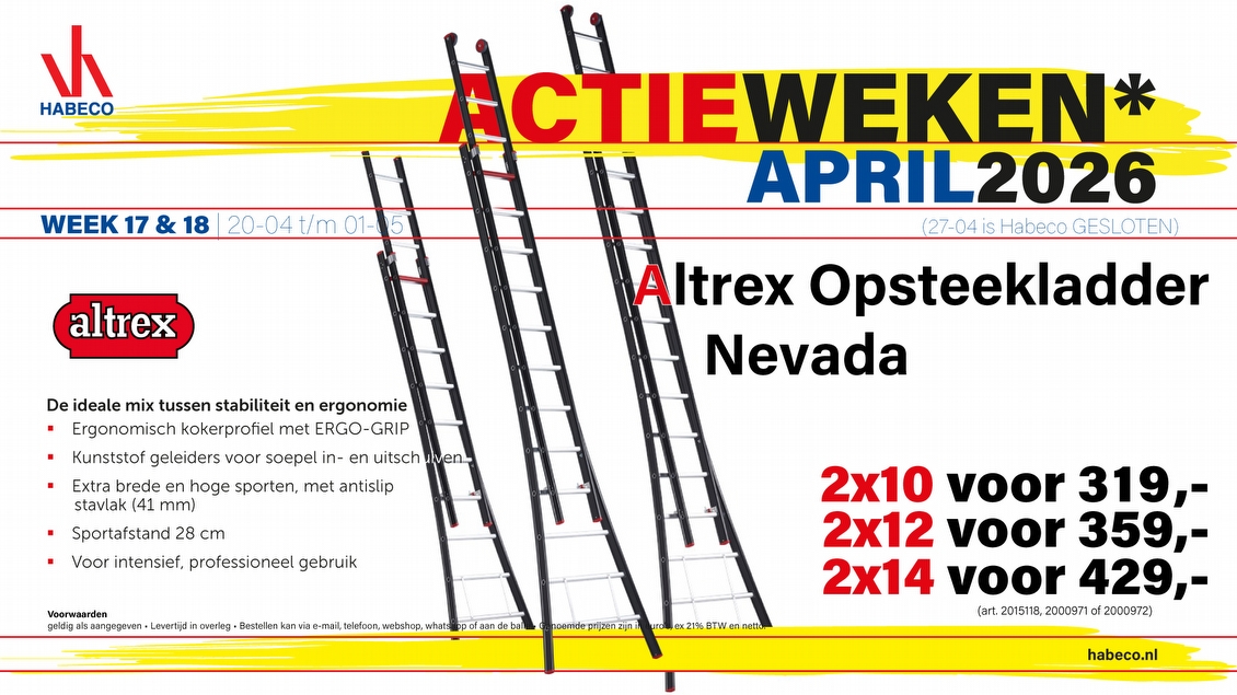 Actieweek 17 & 18 | Altrex Nevada ladder